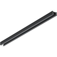 Spanningsrail - Trion Dual - 2 Fase - Opbouw - Aluminium - Zwart - 0.5 Meter