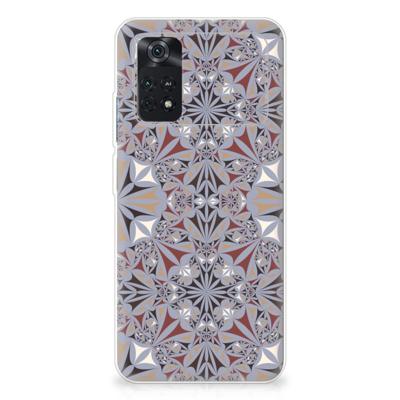 Xiaomi Poco M4 Pro 4G | TPU | Siliconen hoesje | Flower Tiles
