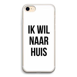 Ik wil naar huis: iPhone 7 Transparant Hoesje