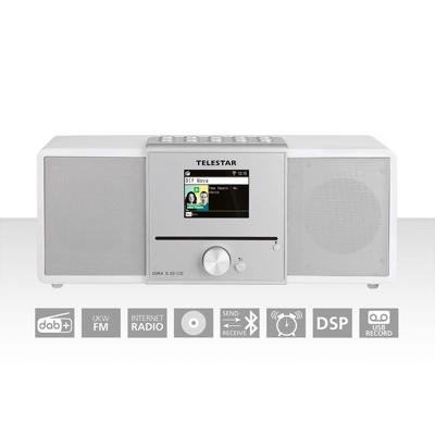 Telestar DIRA S32i CD EWF Multifunctionele Stereo Radio met CD-speler DAB+ / FM / Internet / Bluetooth Wit - 30-320-03