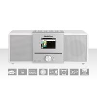 Telestar DIRA S32i CD EWF Multifunctionele Stereo Radio met CD-speler DAB+ / FM / Internet / Bluetooth Wit - 30-320-03 Telestar DIRA S32i CD EWF Multifunctionele Stereo Radio met CD-speler DAB+ / FM / Internet / Bluetooth Wit - 30-320-03