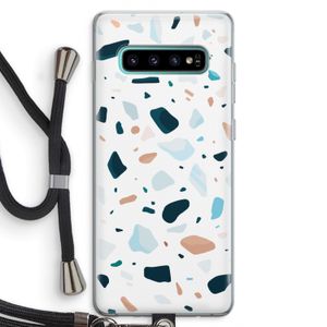Terrazzo N°13: Samsung Galaxy S10 Plus Transparant Hoesje met koord