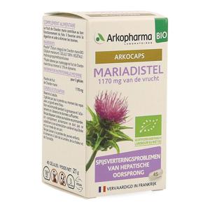 Arkopharma Arkocaps Mariadistel Bio 45 Capsules