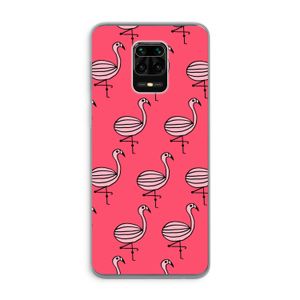 Flamingo: Xiaomi Redmi Note 9 Pro Transparant Hoesje
