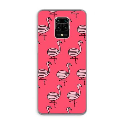 Flamingo: Xiaomi Redmi Note 9 Pro Transparant Hoesje