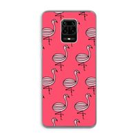 Flamingo: Xiaomi Redmi Note 9 Pro Transparant Hoesje