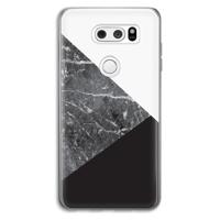 Combinatie marmer: LG V30 Transparant Hoesje - thumbnail