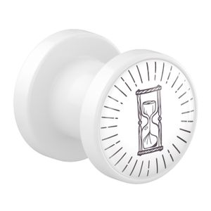 Witte Tunnel Acryl Tunnels & Plugs