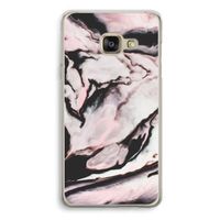 Roze stroom: Samsung A3 (2017) Transparant Hoesje