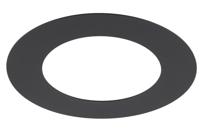 SLV Inbouwframe voorNuminos L rond 240/150mm zwart - 1006147