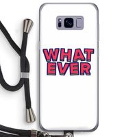 Whatever: Samsung Galaxy S8 Plus Transparant Hoesje met koord