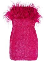 Retrofete robe courte à sequins - Rose