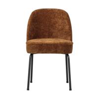 BePureHome Vogue eetkamerstoel chenille middenbruin