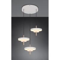 Trio 3-lichts hanglampKeaton rond wit - 340230376