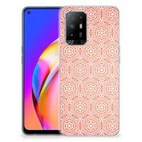 OPPO A94 5G | Reno5 Z TPU bumper Pattern Orange