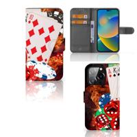 iPhone 14 Pro | Wallet Case | met Pasjes | Casino