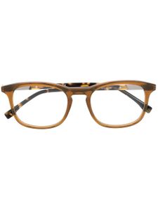 Lacoste lunettes de vue carrées à effet écailles de tortue - Marron