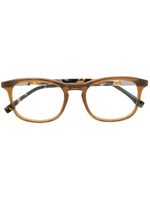 Lacoste lunettes de vue carrées à effet écailles de tortue - Marron - thumbnail