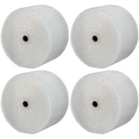 Noppenfolie / bubbeltjes folie op rol - 4x - 50 meter x 50 cm - transparant - inpakken - luchtkussen