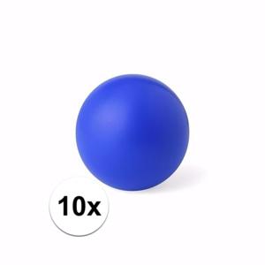 Anti stressballen Relaxman - 10x - blauw - 6 cm - Mindfullness - Relax - Ontspannen artikelen