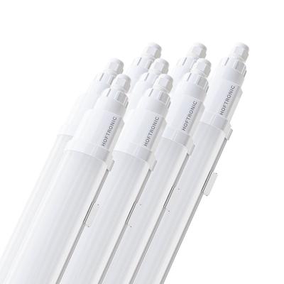 HOFTRONIC™ Q-Series - Set van 8 LED TL armaturen 150cm - IP65 Waterdicht - 48 Watt 5760 Lumen vervangt 192 Watt - 120lm/W - 4000K neutraal wit licht - gereedschapsloos Koppelbaar - IK08 - Tri-proof