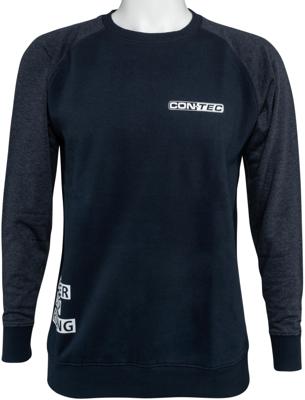 CONTEC Ct sweatshirt never stop riding size s blue/grey