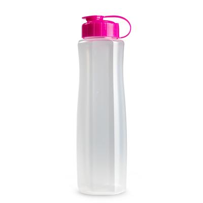Waterfles/bidon - kunststof - roze - 1500 ml - sport/fitness drinkfles
