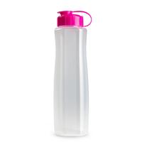Waterfles/bidon - kunststof - roze - 1500 ml - sport/fitness drinkfles