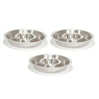 10x stuks RVS asbakken rond 16 cm   - - thumbnail