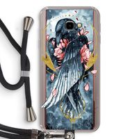 Golden Raven: Samsung Galaxy J4 Plus Transparant Hoesje met koord