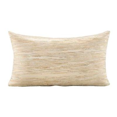 Sierkussen Solane - naturel/goud - 30x50 cm - Leen Bakker