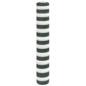 VidaXL Privacynet 75 g/m² 1,8x10 m hdpe groen en wit