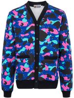 A BATHING APE® cardigan à imprimé camouflage - Violet - thumbnail