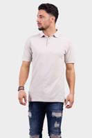 Purewhite Garmet Dye Faded Script Polo Heren Sand - Maat XS - Kleur: Sand | Soccerfanshop