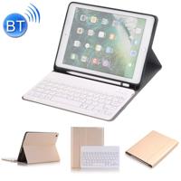 Afneembare Bluetooth-toetsenbord + horizontale Flip lederen draagtas met houder & potlood houder voor iPad Pro 9 7 inch iPad Air iPad Air 2 iPad 9