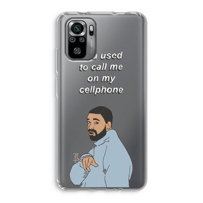 Hotline bling: Xiaomi Redmi Note 10S Transparant Hoesje