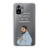 Hotline bling: Xiaomi Redmi Note 10S Transparant Hoesje Hotline bling: Xiaomi Redmi Note 10S Transparant Hoesje