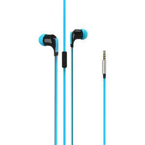 Vivanco 36484 hoofdtelefoon/headset Bedraad In-ear Oproepen/muziek Zwart, Blauw