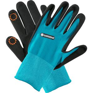 Gardena 11512-20 beschermende handschoen Tuinhandschoenen Zwart, Blauw Elastaan, Nitril, Polyester