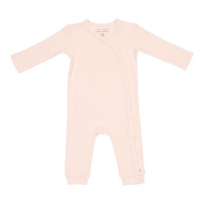 Little Dutch boxpakje met overslag Rib Pink Maat