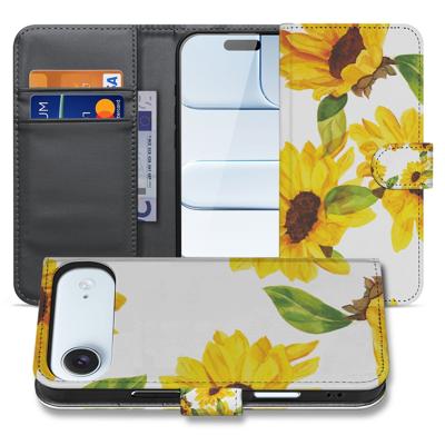 Zonnebloemen Hoesje voor iPhone Air | Book Case