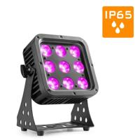 BeamZ StarColor72 LED flood light voor buiten 9x 8W RGBW IP65