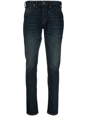 Ralph Lauren RRL jean skinny à effet délavé - Bleu