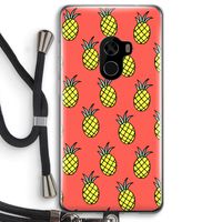 Ananas: Xiaomi Mi Mix 2 Transparant Hoesje met koord