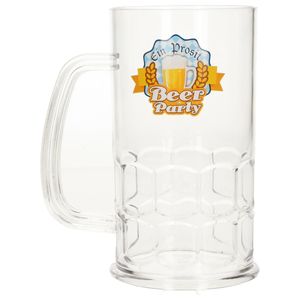 Oktoberfest bierpul/bierglas van hard kunststof 500 ml   -