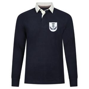 Rugby Vintage - Schotland Retro Rugby Shirt 1970's - Navy