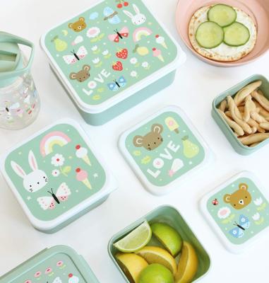 A Little Lovely Company | Lunch & Snack Box Set Joy