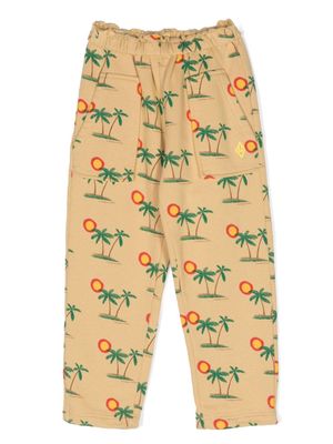 The Animals Observatory pantalon de jogging à imprimé graphique - Tons neutres
