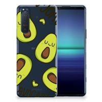 Sony Xperia 5II Telefoonhoesje met Naam Avocado Singing
