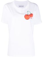 STAND STUDIO t-shirt en coton biologique à logo imprimé - Blanc